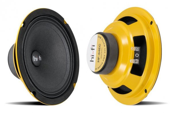 Hi-Fi HF-64BC 16CM 6" 400 Watt Max Power+80 Watt Rms Sarı Platinium 16 Cm Midrage