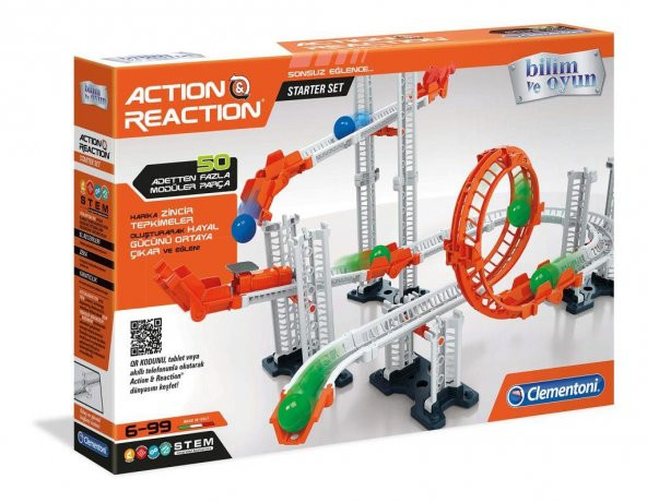 Clementoni Action & Reaction 64953,Aksiyon ve Reaksiyon - Başlangıç Seti