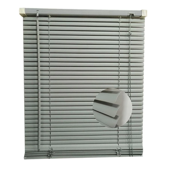 Pvc Jaluzi Gri 25 mm 160x180 cm 34622