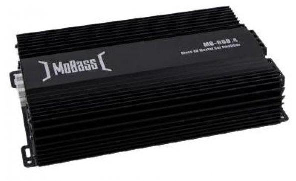 Mobass MB-600.4 2400 Watt 2X150W Rms RMS Power 4 Ohm 55Wx4CH RMS Power 2 Ohm 90Wx4CH Bass Kontrollü Oto Anfi