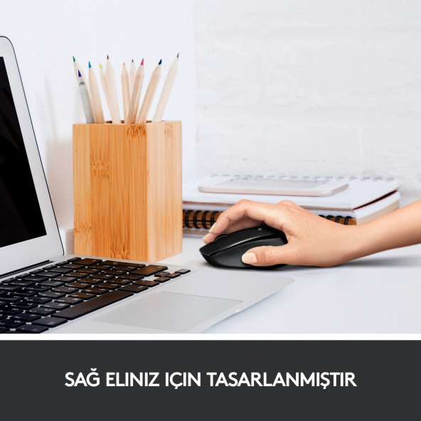 Logitech M330 Sessiz Kablosuz Optik Mouse - Kırmızı 910-004911 - 3