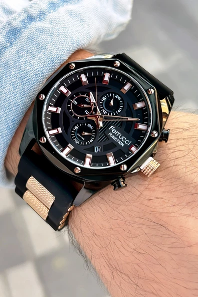Ferrucci Function FC.13945TM.02 Erkek Kol Saati - Resim 4