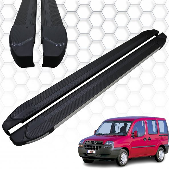 Fiat Doblo (2000-2010) - Yan Koruma - Titan - (Kısa Şase-Siyah)