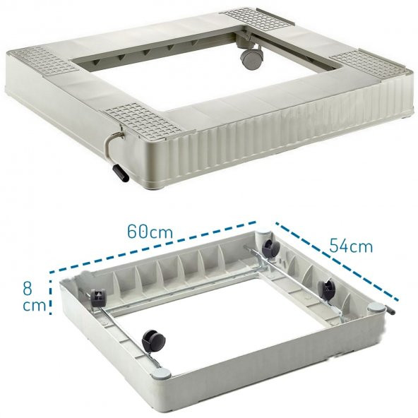 Tekerlekli Çek Sür  Çeksür Dolap Ve Beyaz Eşya Altlığı Çamaşır Bulaşık Makinesi Buzdolabı Altlığı