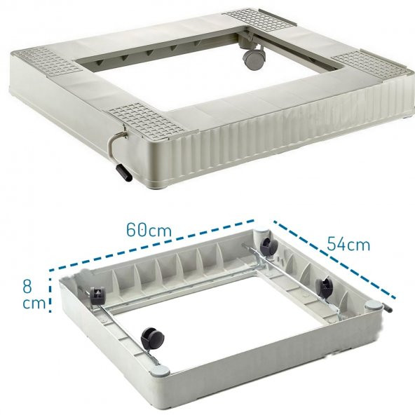 Tekerlekli Çek Sür  Çeksür Dolap Ve Beyaz Eşya Altlığı Çamaşır Bulaşık Makinesi Buzdolabı Altlığı - 4