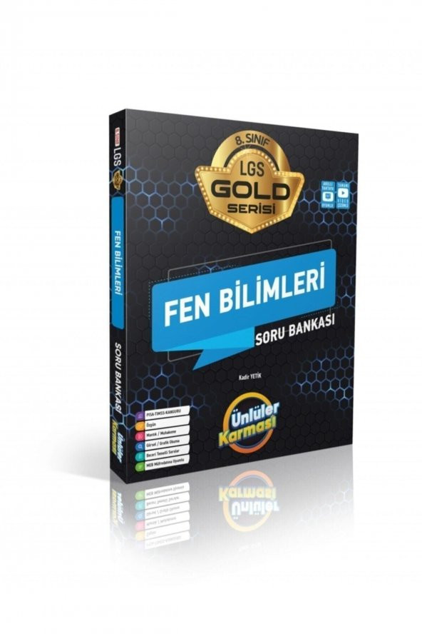 Ünlüler Karması 8.Sınıf. LGS Fen Bilimleri Gold Soru Bankası