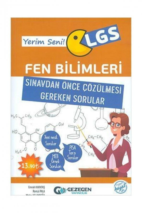 Gezegen Yayıncılık Yerim Seni LGS Fen Bilimleri Sınavdan Önce Çözülmesi Gereken Sorular