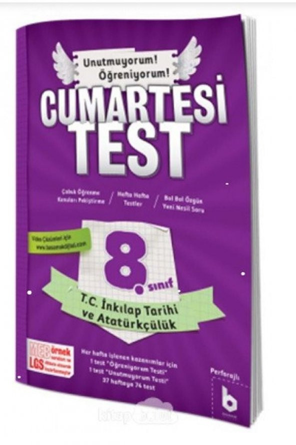 8. Sınıf LGS T.C. İnkılap Tarihi ve Atatürkçülük Cumartesi Test Basamak Yayınları