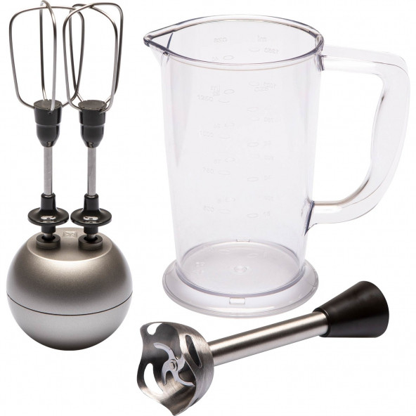 Tefal HB203A30 MasterBlend Activflow 1000 Watt Pro Blender Seti Gümüş - 2