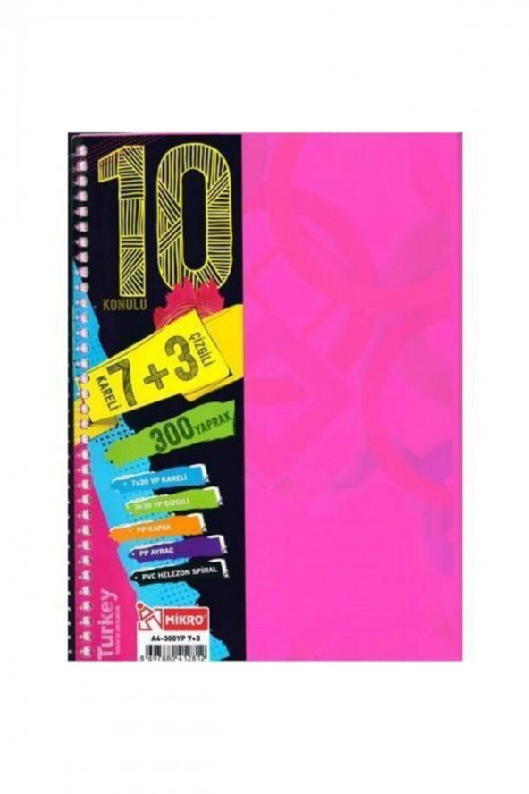 Telli 7+3 Ortalı Defter