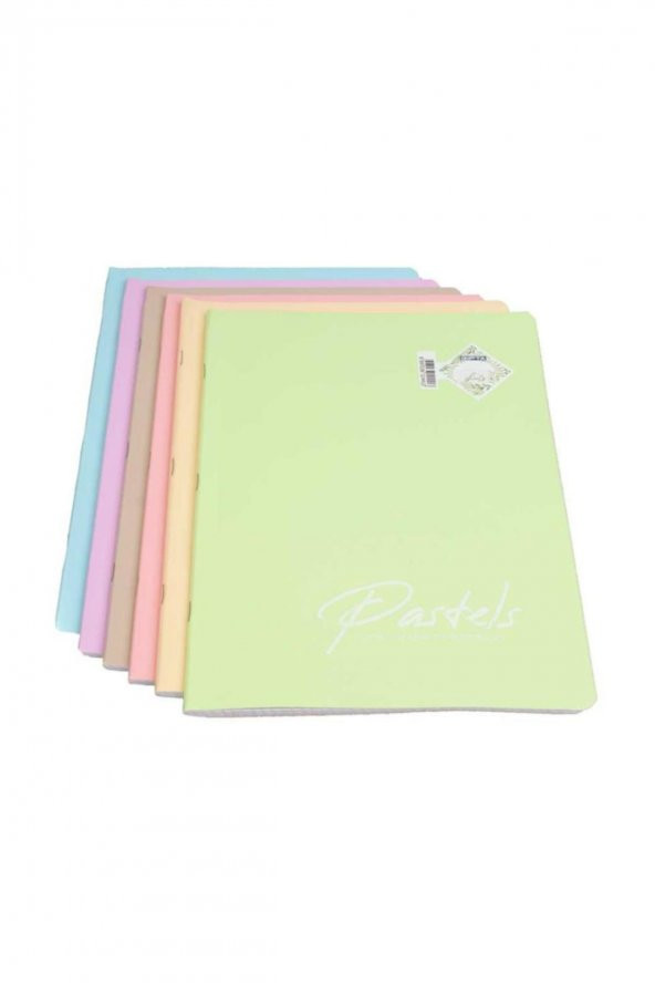 Gıpta Pastels Tel Dikişli Plastik Kapak Defter A4 60 Yaprak Çizgili
