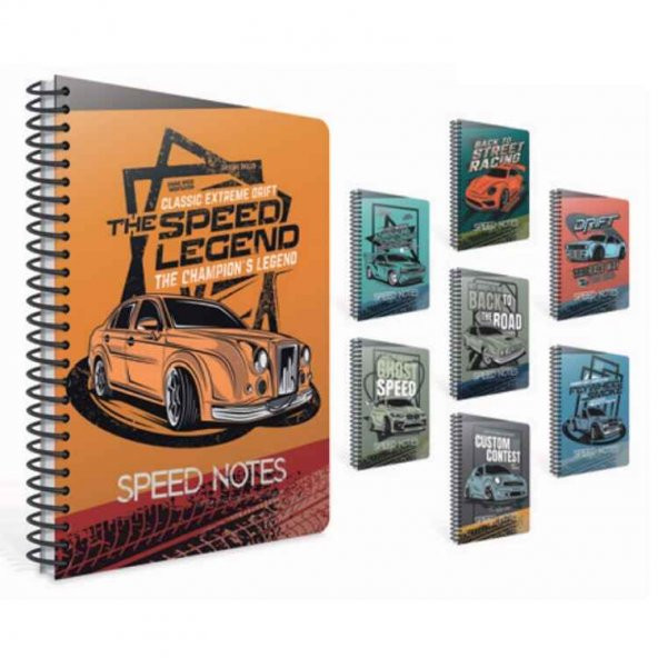 Gıpta Speed A4 80 Yp Kareli Spiralli Defter