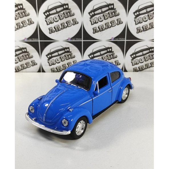 Volkswagen Beetle 1/24 Model Araba - 4
