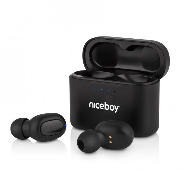 Niceboy HIVE Podsie 3 Siyah Kablosuz Bluetooth 5.1 35 Saat Pil Ömürlü Kulaklık - 2