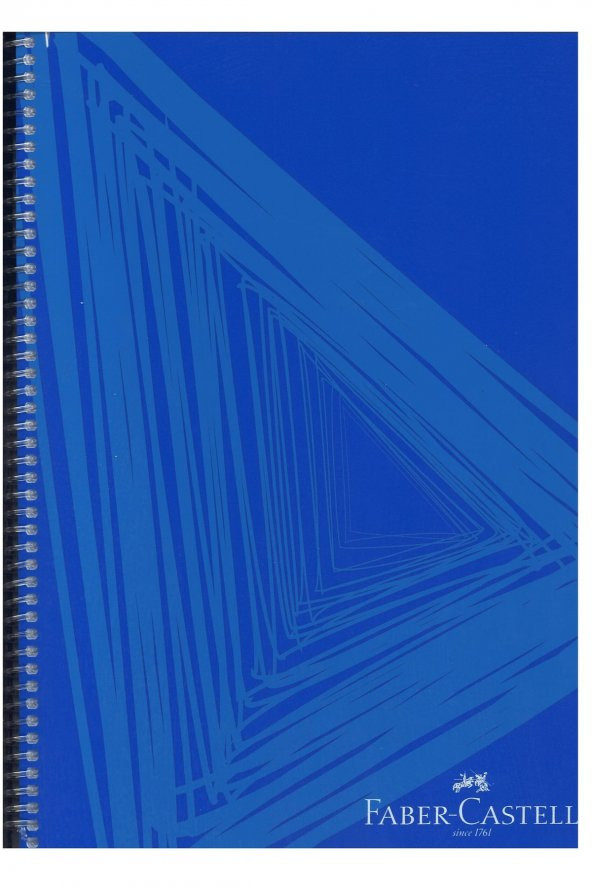 FABER CASTELL PLASTİK KAPAK WAVES SPİRALLİ DEFTER 100 YAPRAK KARELİ - 4