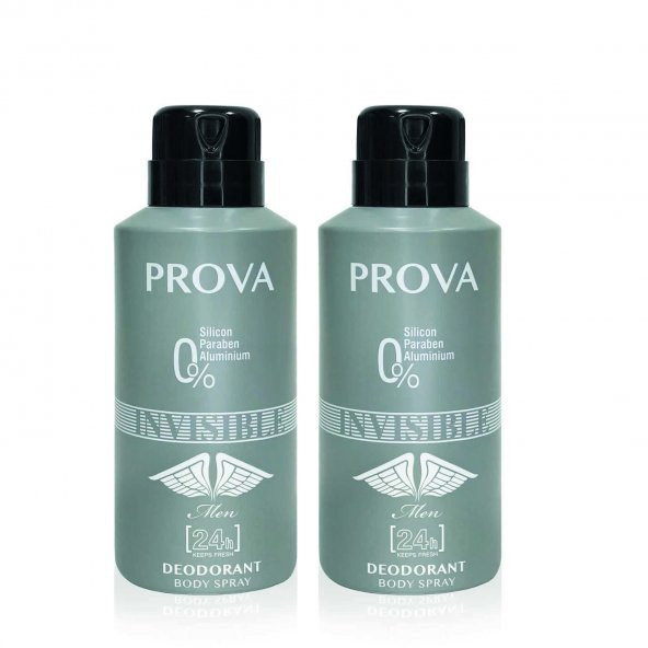 Prova Invisible Erkek Deodorant 150 ml 2 Adet
