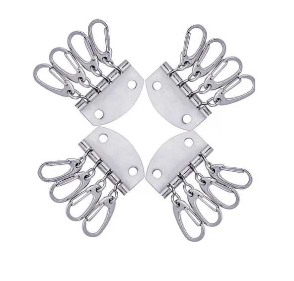 4 Kancalı Anahtarlık Tokası 1 Adet Deri El Aleti - 2