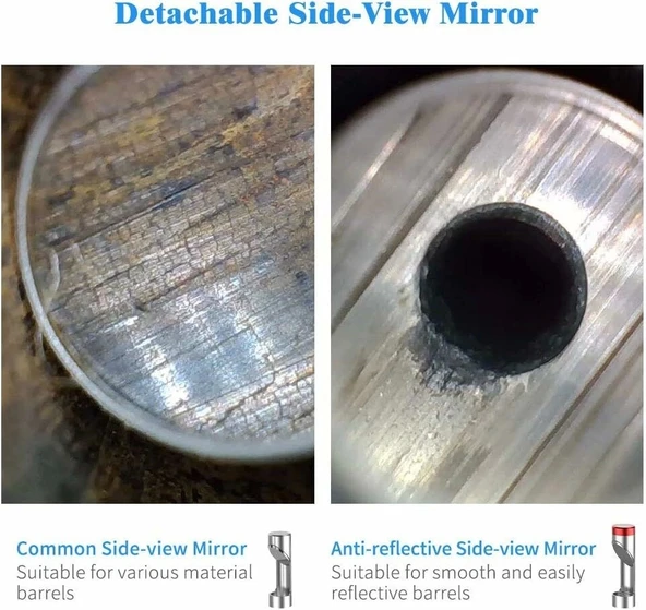 Teslong Rifle Boroskop - 4.5 Inc Ekran, 0.2 Inc Sılah Temizleme Kamerası - 3