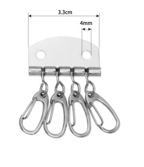 4 Kancalı Anahtarlık Tokası 1 Adet Deri El Aleti - 5