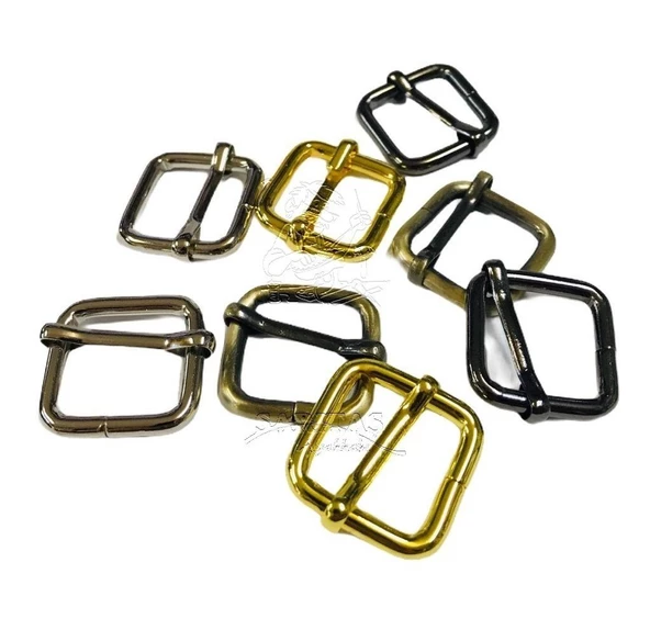 Ayar Tokası 2,5 cm 2 Adet (Leathercraft, Deri Hobi)