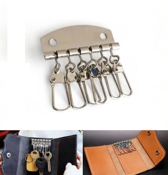 Anahtarlık Tokası 6 lı Deri El Aleti - 9