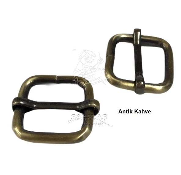 Ayar Tokası 2 cm 2 Adet (Leathercraft, Deri Hobi) - 3
