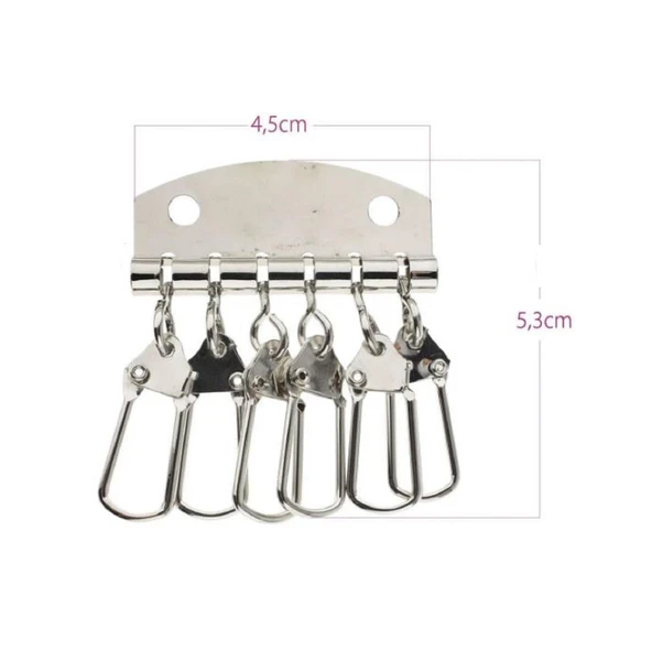 Anahtarlık Tokası 6 lı Deri El Aleti - 12