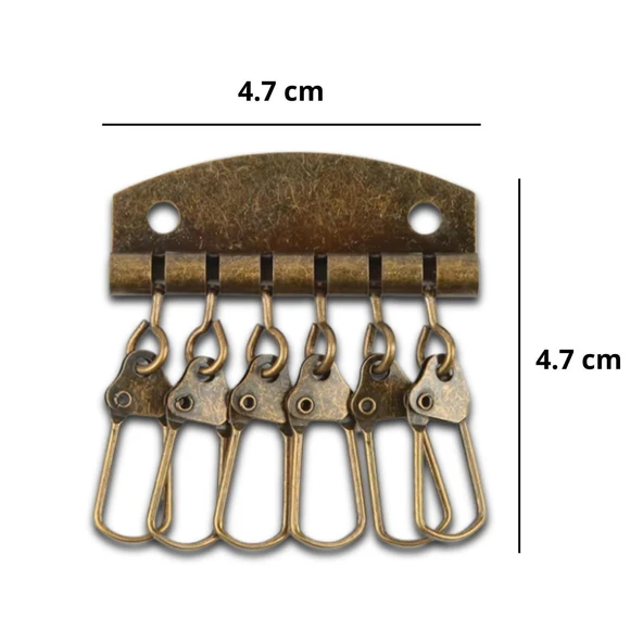 Anahtarlık Tokası 6 lı Deri El Aleti - 6