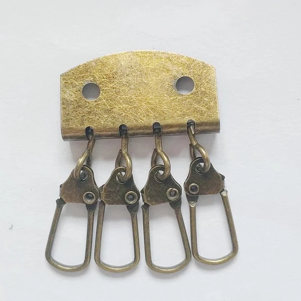 4 Kancalı Anahtarlık Tokası 1 Adet Deri El Aleti - 2