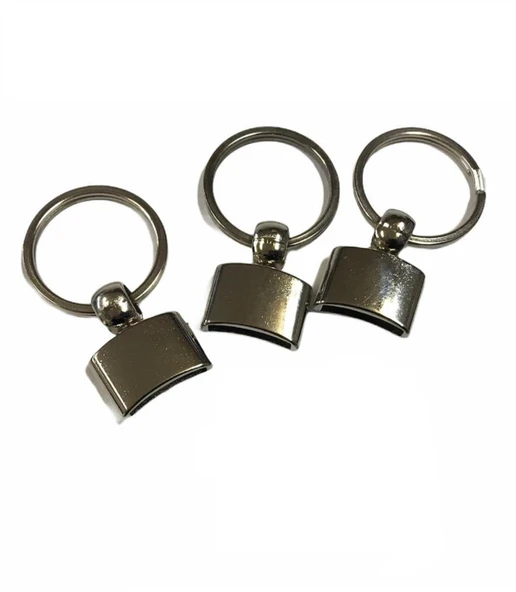 Şapkalı Anahtarlık Halkası 3 Adet (Deri El Aleti)