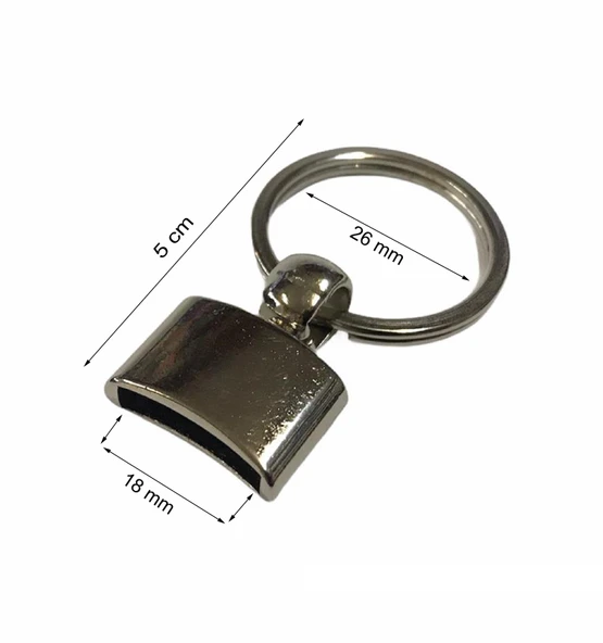 Şapkalı Anahtarlık Halkası 3 Adet (Deri El Aleti) - 3