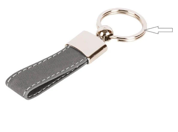 Şapkalı Anahtarlık Halkası 3 Adet (Deri El Aleti) - 8