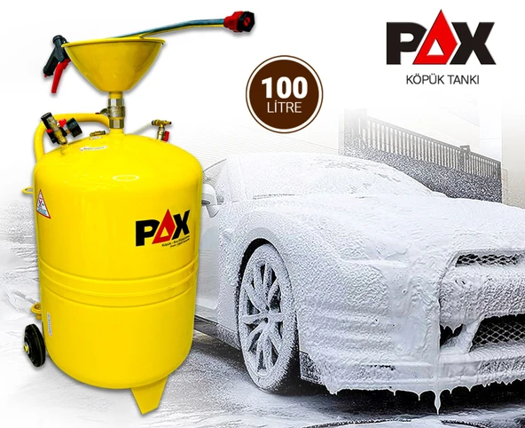 Pax 100 Litre Köpük Tankı Köpük Püskürtme 10 Metre Hortum Tabancalı - 3