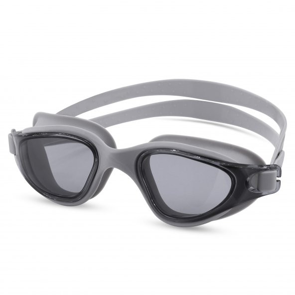 Swimmer Buğu Yapmaz Yüzücü Gözlüğü UV Korumalı Yüzme Havuz Deniz Gözlüğü Gri