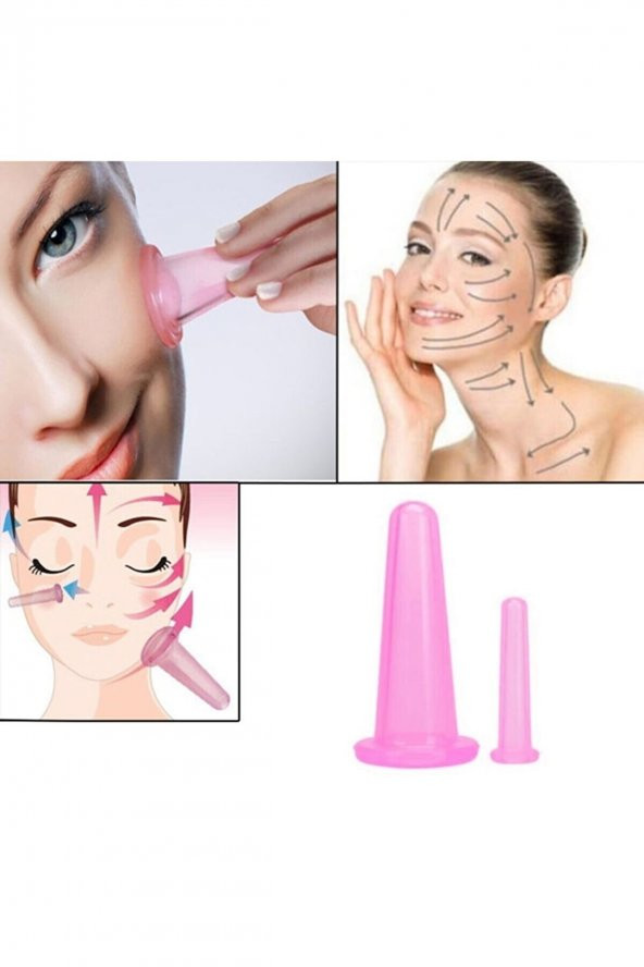 Silikon Masaj Kupası 5li Terapi Vakum Bardak Hacamat Anti Selülit Kas Gevşetici Seti - 6