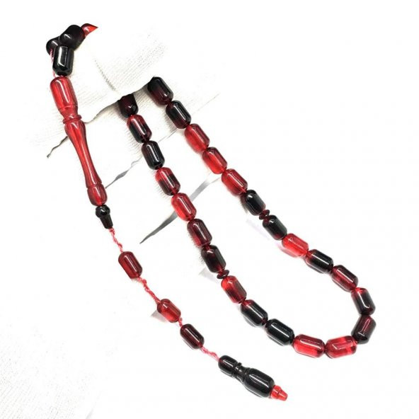 Kapsül Model Sistemli 6-10mm Toz Kehribar Tesbih