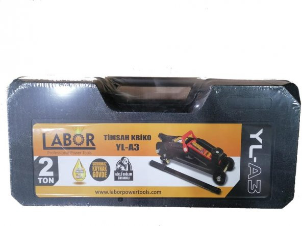 Labor YL-A3 Plastik Çantalı Arabalı Kriko 2 Ton - Resim 5