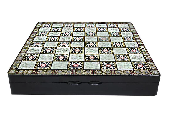 Satranç Taşı Zamak Kutulu Satranç Takımı Seti Hediyelik - 4