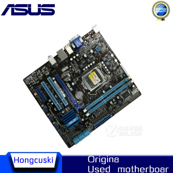 Asus P7H55-M LX Intel H55 1333 MHz DDR3 Soket 1156 mATX Anakart YENİLENMİŞ - 2