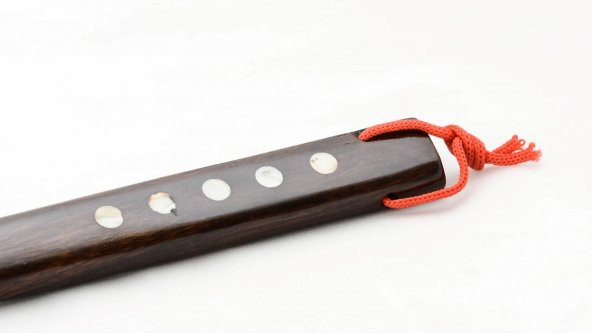 Sedefli Ahşap Ayakkabı Çekeceği Kereta - 3