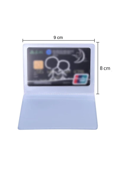 10 Adet Cüzdan İçi Plastik Kartlık  Deri El Aletleri - 10