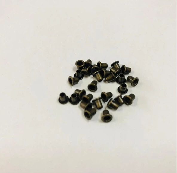 Metal Kuşgözü 25x35 no 4mm 200 Adet  (Alt Pul Dahil Değildir) - 2