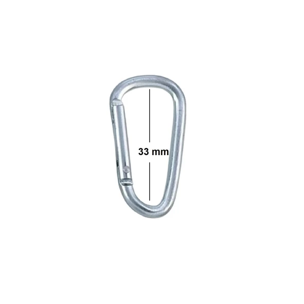 Dağcı Kanca, Anahtarlık ve Çanta Kancası No:33 1 Adet - Resim 5