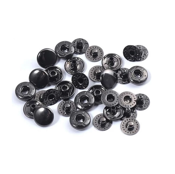 Metal Çıtçıt 54 no Alfa 10 Adet (Leathercraft, Deri Hobi) - 7