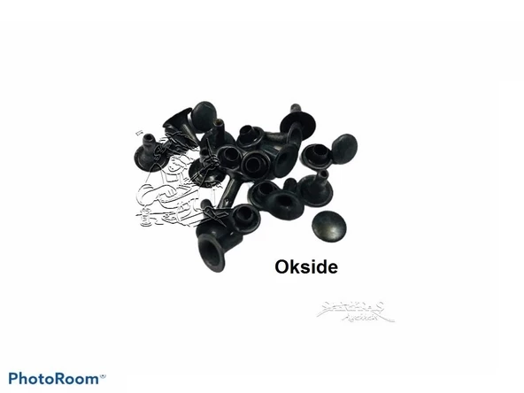 Perçin Rivet 0 no 6mm 50 Takım (Leathercraft, Deri Hobi) - 8