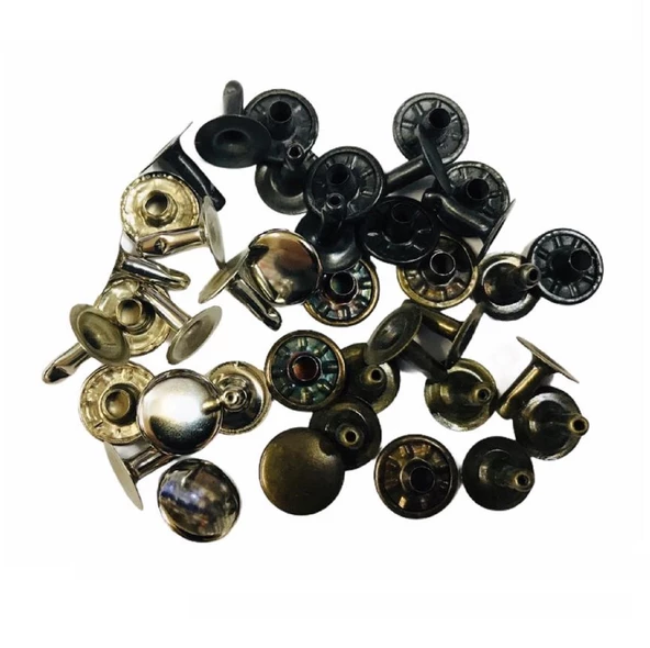 Perçin Rivet 33 no 7mm 50 Takım (Leathercraft, Deri Hobi)