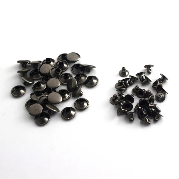 Perçin Rivet 33 no 7mm 50 Takım (Leathercraft, Deri Hobi) - 6