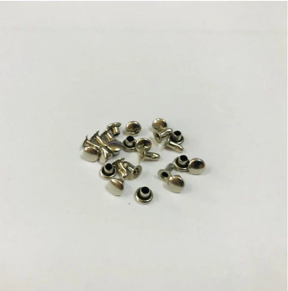 Perçin Rivet 00 no 4mm 50 Adet - Leathercraft Deri Hobi Ürünleri - 4