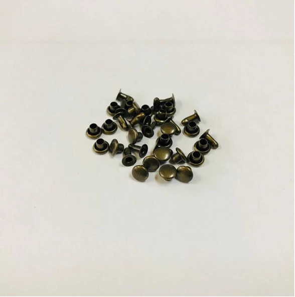 Perçin Rivet 00 no 4mm 50 Adet - Leathercraft Deri Hobi Ürünleri - 2