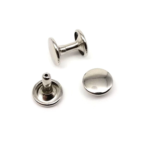 Perçin 33 no 7mm İki Taraf Kafa 50 Adet Deri El Aletleri - 8